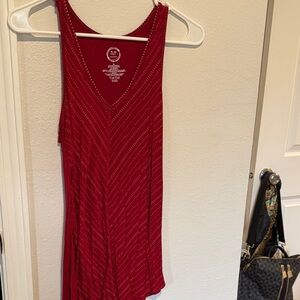 Maurices Deep Red Tank Top